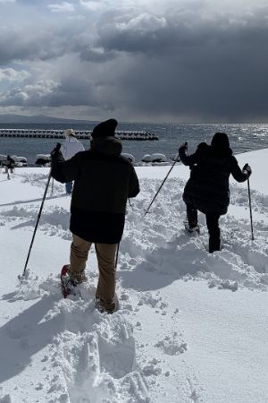 スノートレッキング体験